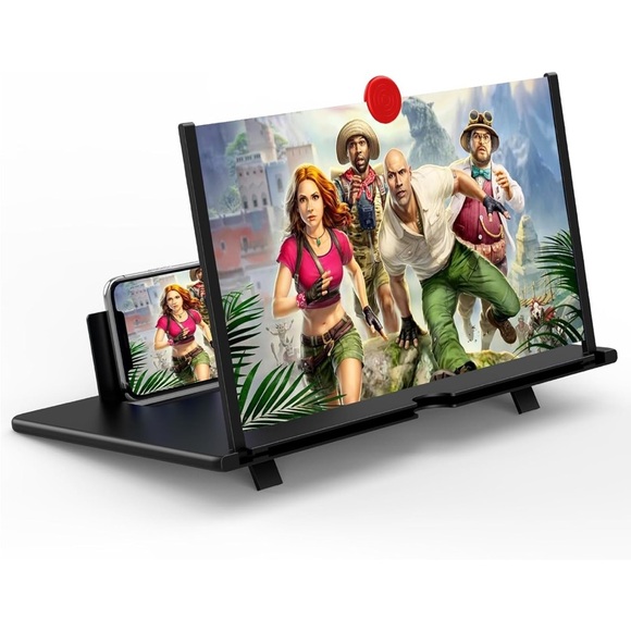 13” Screen Magnifier For Cell Phone 3D Magnifying Projector Screen Enlarger - Picture 5 of 6